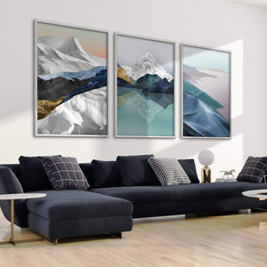 Rocky Mountain Canvas Art Clock Canvas