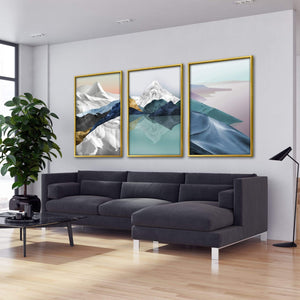 Rocky Mountain Canvas Art Clock Canvas