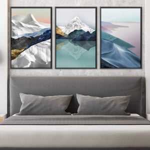 Rocky Mountain Canvas Art Clock Canvas