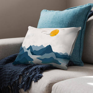 Rolling Mountains Cushion Cushion Cushion Landscape Clock Canvas