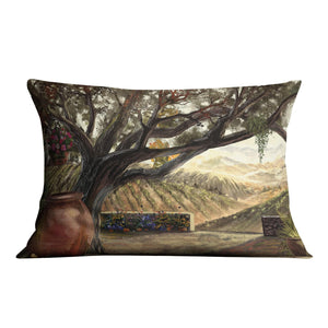 Rolling Tranquility Cushion Cushion Cushion Landscape Clock Canvas