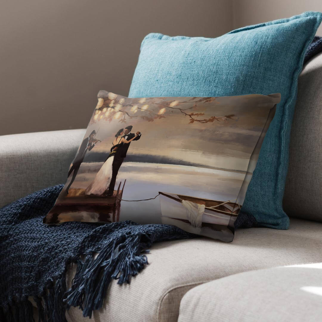 Romancing Dock Cushion Cushion Cushion Landscape Clock Canvas
