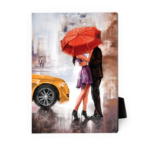 Romancing Streets Desktop Canvas Desktop Canvas 13 x 18cm Clock Canvas