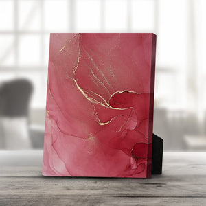 Rose Petal A Desktop Canvas Desktop Canvas 20 x 25cm Clock Canvas