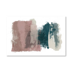 Rough Strokes Canvas Art Clock Canvas