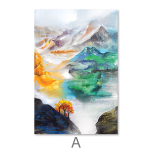 Sacred Valley Canvas Art A / 40 x 50cm / No Board - Canvas Print Only Clock Canvas