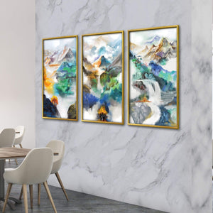 Sacred Valley Canvas Art Clock Canvas