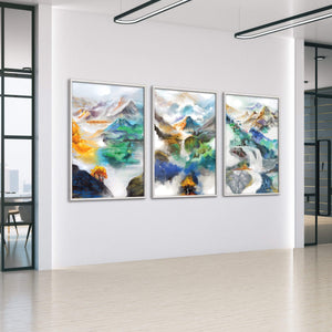 Sacred Valley Canvas Art Clock Canvas