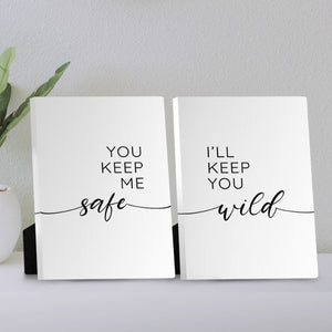Safe and Wild Desktop Canvas Desktop Canvas Clock Canvas