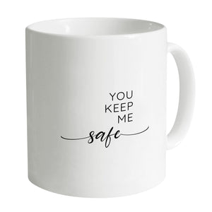 Safe and Wild Mug Mug A / White Clock Canvas