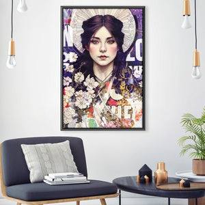 Saka Canvas Art Clock Canvas