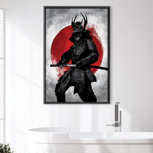 Samurai 1 Canvas Art 30 x 45cm / Unframed Canvas Print Clock Canvas