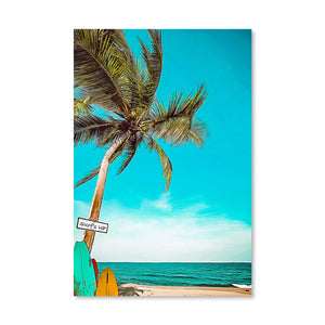Sandy Vibes Canvas Art Clock Canvas