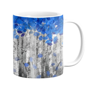 Sapphire Forest Mug Mug White Clock Canvas