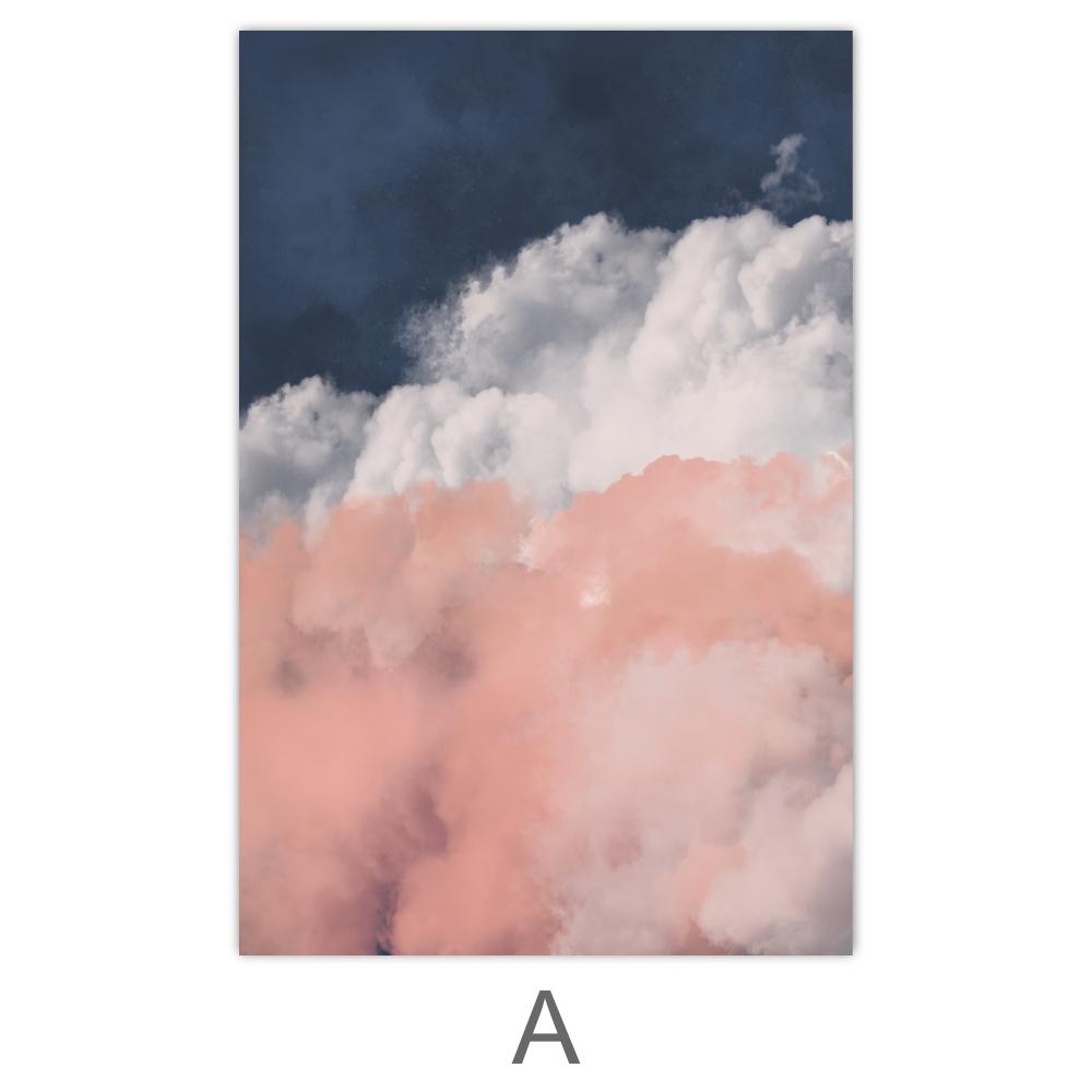Scenic Cloudscape Canvas Art A / 40 x 60cm / Unframed Canvas Print Clock Canvas