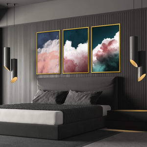 Scenic Cloudscape Canvas Art Clock Canvas