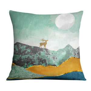 Scenic Landscape A Cushion Cushion Cushion Square Clock Canvas