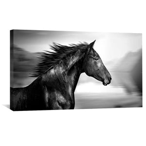 Seabiscuit Canvas Art Clock Canvas