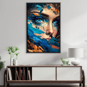 Secret Beauty Canvas Art Clock Canvas