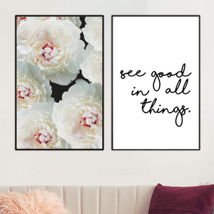 See Good Canvas Art Set of 2 / 40 x 50cm / No Board - Canvas Print Only Clock Canvas