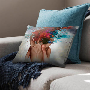 Sensual Caress Cushion Cushion Cushion Landscape Clock Canvas