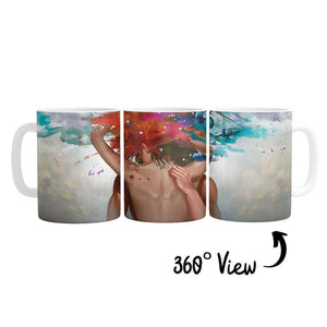 Sensual Caress Mug Mug White Clock Canvas