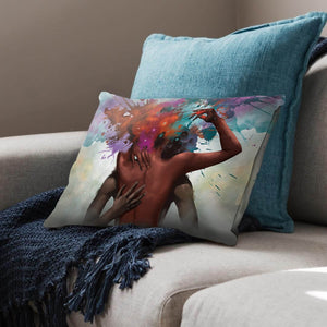 Sensual Embrace Cushion Cushion Cushion Landscape Clock Canvas