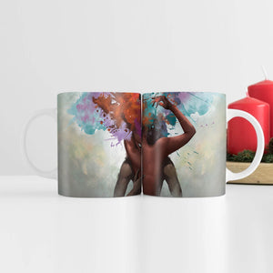 Sensual Embrace Mug Mug White Clock Canvas