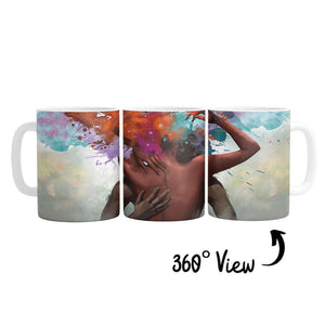 Sensual Embrace Mug Mug White Clock Canvas