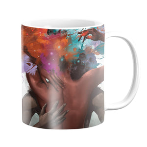 Sensual Embrace Mug Mug White Clock Canvas