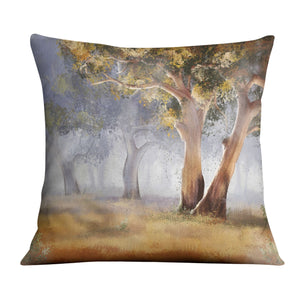 Serene Forest Cushion Cushion Cushion Square Clock Canvas
