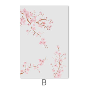 Serenity Blossoms Canvas Art Clock Canvas