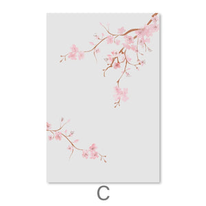 Serenity Blossoms Canvas Art Clock Canvas