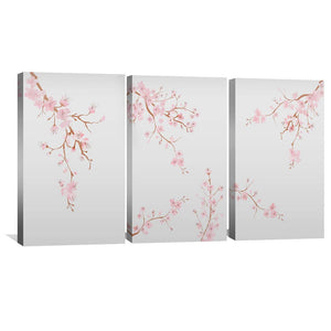 Serenity Blossoms Canvas Art Clock Canvas