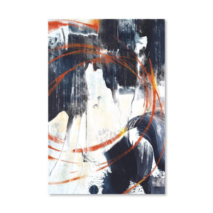 Serenity Brushed Canvas Art Clock Canvas