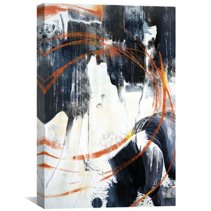 Serenity Brushed Canvas Art 30 x 45cm / Unframed Canvas Print Clock Canvas