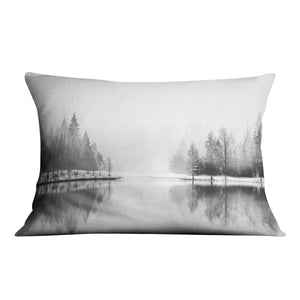 Shaded Lake Cushion Cushion 48 x 33cm Clock Canvas