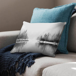 Shaded Lake Cushion Cushion Cushion Landscape Clock Canvas