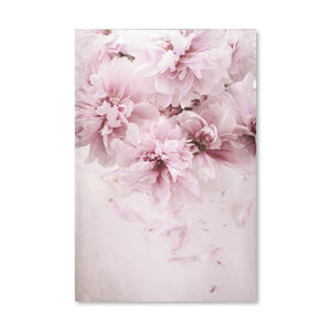 Shaded Pink Canvas Art Clock Canvas