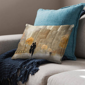 Shaded Strolls Cushion Cushion Cushion Landscape Clock Canvas