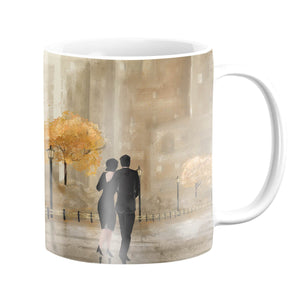 Shaded Strolls Mug Mug White Clock Canvas