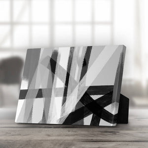 Shades of Obsidian Desktop Canvas Desktop Canvas 25 x 20cm Clock Canvas