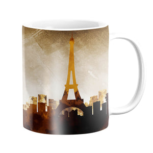 Shades of Paris Mug Mug White Clock Canvas