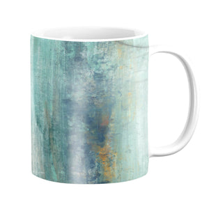 Shades of Turquoise Mug Mug White Clock Canvas