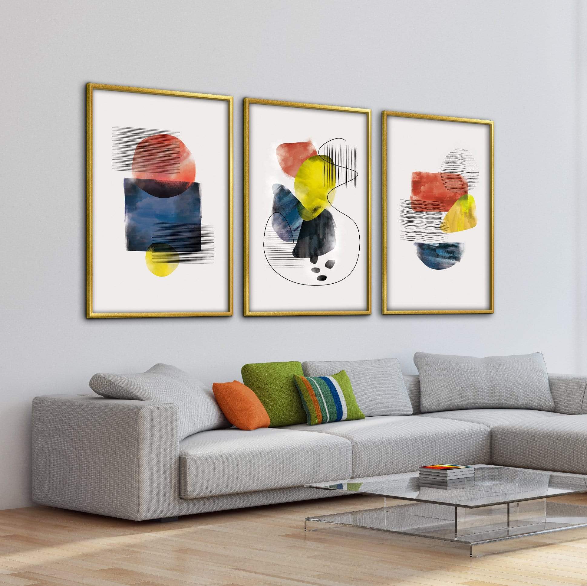 Shaped Montage Canvas Art Clock Canvas