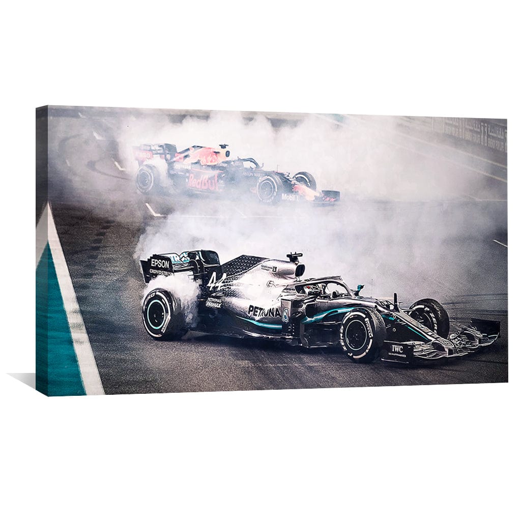 Sharp Turns Canvas Art Clock Canvas