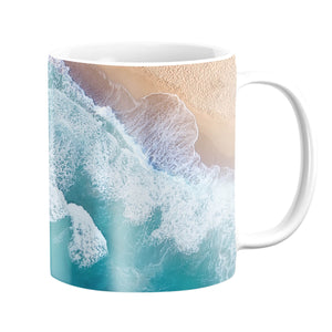 Shoreline Mug Mug White Clock Canvas