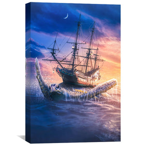 Sidomatic Collab Canvas Art Clock Canvas