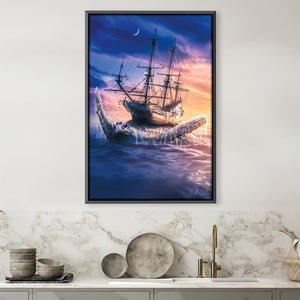 Sidomatic Collab Canvas Art 30 x 45cm / Unframed Canvas Print Clock Canvas