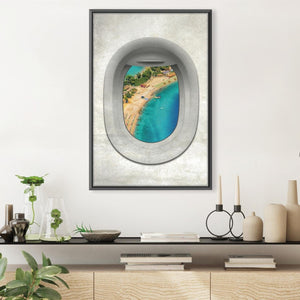 Single Plane View - Turkey Canvas Art Clock Canvas
